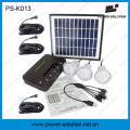 3 Lamps Solar Lighting Kits with Mobile Charger